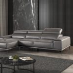 Vadso Contemporary Dark Gray Leather Match Sectional Sofa FM69005DG-SECT-L by Furniture of America 15