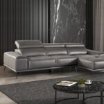 Vadso Contemporary Dark Gray Leather Match Sectional Sofa FM69005DG-SECT-R by Furniture of America 13