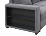Stockwell Contemporary Dark Gray Sleeper Sofa Sectional FM6966DG-SECT by Furniture of America 16