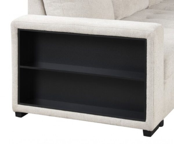 Stockwell Contemporary Beige Sleeper Sofa Sectional FM6966BG-SECT by Furniture of America 10