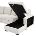 Stockwell Contemporary Beige Sleeper Sofa Sectional FM6966BG-SECT by Furniture of America 17