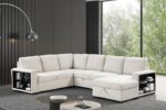 Stockwell Contemporary Beige Sleeper Sofa Sectional FM6966BG-SECT by Furniture of America 20