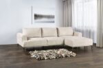 Gladbach Contemporary Light Brown Sectional with Right Chaise | FM63007LB-SECT-R by Furniture of America 17