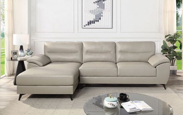 Mohlin Mid-Century Modern Taupe Sectional Sofa with Chaise | CM6747TP-SECT by Furniture of America 8