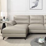 Mohlin Mid-Century Modern Taupe Sectional Sofa with Chaise | CM6747TP-SECT by Furniture of America 9