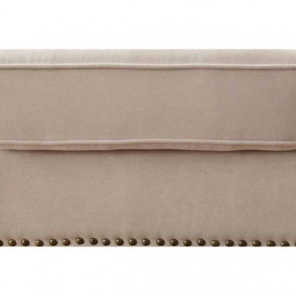 Skyler Transitional Beige Sectional Sofa with Nailhead Trim CM6156-SECTIONAL by Furniture of America 7