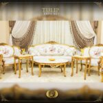 Handmade Gold Tulip End Table 10