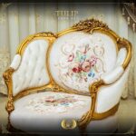 Handmade Gold Tulip Chair 2 15