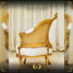 Handmade Gold Tulip Chair 1 18