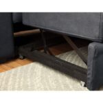 Alcester Contemporary Graphite Sectional Sofa Bed with Storage | CM6908BK-SET by Furniture of America 18
