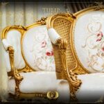 Handmade Gold Tulip Chair 1 20