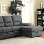 Alcester Contemporary Graphite Sectional Sofa Bed with Storage | CM6908BK-SET by Furniture of America 17