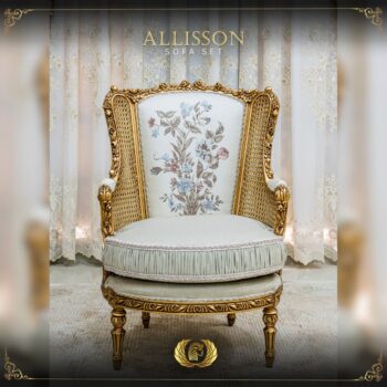 Handmade Gold Allison Chair