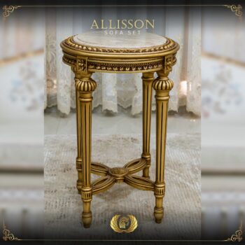 Handmade Gold Allison End Table