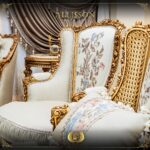 5Pcs Handmade Allison Gold Sofa Set 19
