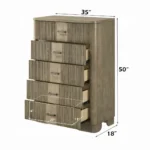 Lakkari Chest in Antique Oak Finish BD04876 By ACME - Image 2