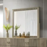 Lakkari Mirror in Antique Oak Finish BD04874 By ACME