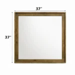 Garcia Mirror in Brown Finish BD04864 By ACME - Image 2