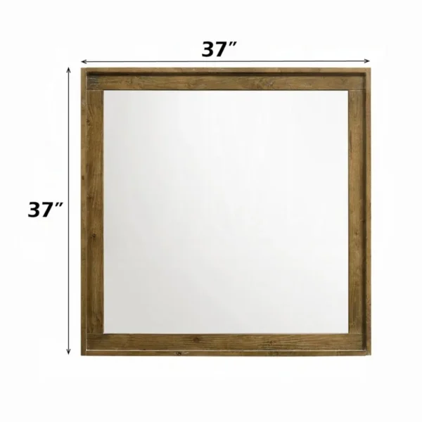 Garcia Mirror in Brown Finish BD04864 By ACME - Image 2