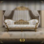 Handmade Gold Beige Chantelle Lina Sofa 9