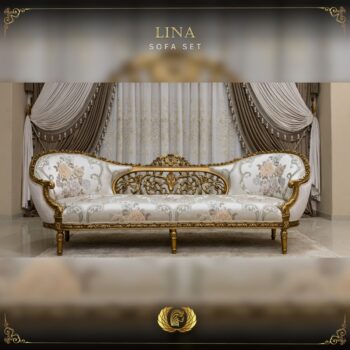Handmade Gold Beige Chantelle Lina Sofa 9