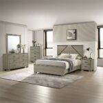 Joanna Weathered Gray Nightstand with Drawers BD05143 By ACME Luxury Bedroom Nightstands Mobilia Cleopatra 17 Joanna Weathered Gray Nightstand with Drawers BD05143 By ACME 17