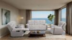 Dionysus Gray Manual Reclining Loveseat FM64004GY-LV-M by Furniture of America 8