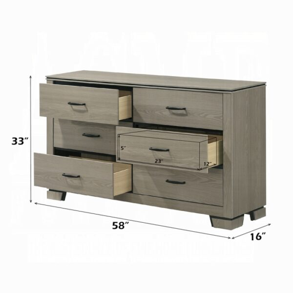Joanna Weathered Gray Dresser BD05145 By ACME 8