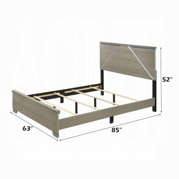 Joanna Queen Bed with LED BD05142Q By ACME 8