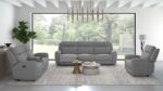 Antonius Gray Manual Recliner Sofa CM9985GY-SF-M by Furniture of America 8