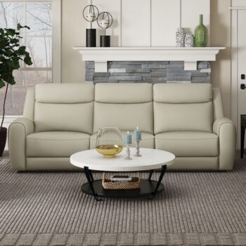 Jacobus Beige Manual Recliner Sofa CM9986BG-SF-M  by Furniture of America