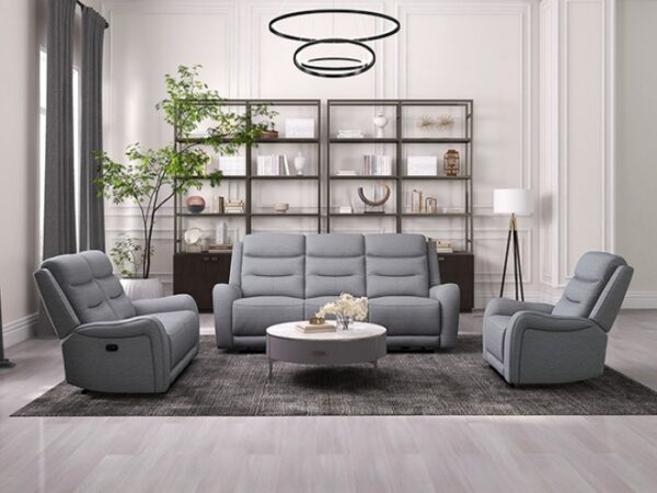 Matthias Gray Manual Sofa CM9987GY-SF-M Transitional Style by Furniture of America 6