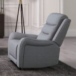 Matthias Gray Manual Recliner CM9987GY-CH-M Transitional Style by Furniture of America 7