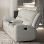 Giraldus Beige Manual Recliner Loveseat with Console CM9988BG-LV-M by Furniture of America Luxury Sofas Mobilia Cleopatra 7 Giraldus Beige Manual Recliner Loveseat with Console CM9988BG-LV-M by Furniture of America 7