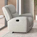 Giraldus Beige Manual Recliner  CM9988BG-CH-M by Furniture of America 7