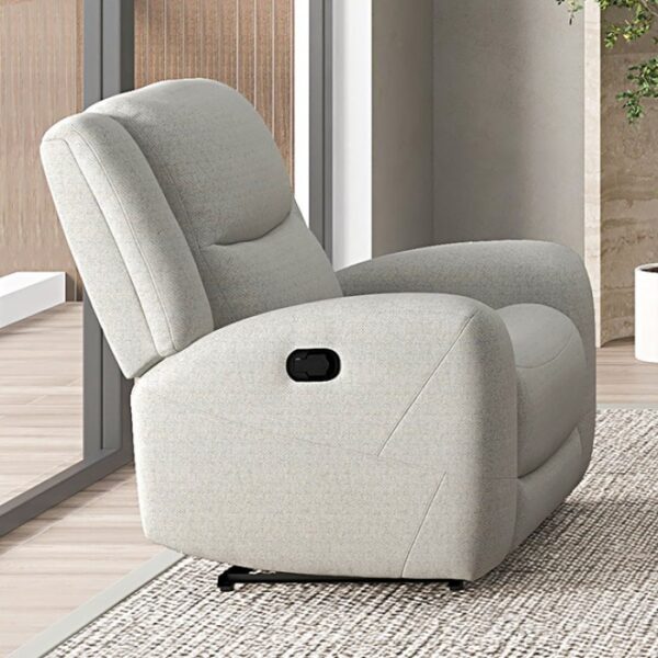 Giraldus Beige Manual Recliner  CM9988BG-CH-M by Furniture of America 5