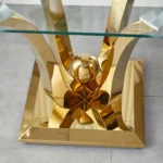 ET033 Glass Table Top Square End Table by Artisan Furniture End Tables Mobilia Cleopatra 17 ET033 Glass Table Top Square End Table by Artisan Furniture 17