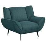 Acton Upholstered Flared Arm Accent Chair by Coaster Furniture Accent Furniture Mobilia Cleopatra 14 Acton Upholstered Flared Arm Accent Chair by Coaster Furniture 14