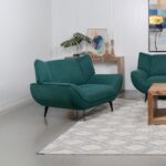 Acton Upholstered Flared Arm Accent Chair by Coaster Furniture Accent Furniture Mobilia Cleopatra 13 Acton Upholstered Flared Arm Accent Chair by Coaster Furniture 13