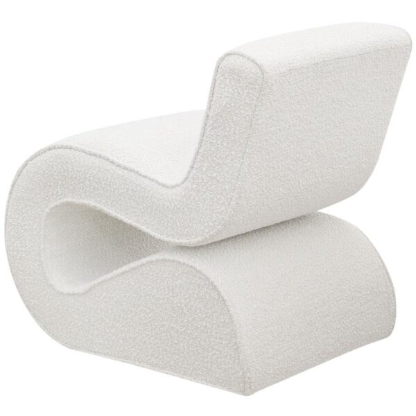Ronea Bouclé Upholstered Armless Curved Accent Chair by Coaster Furniture 13