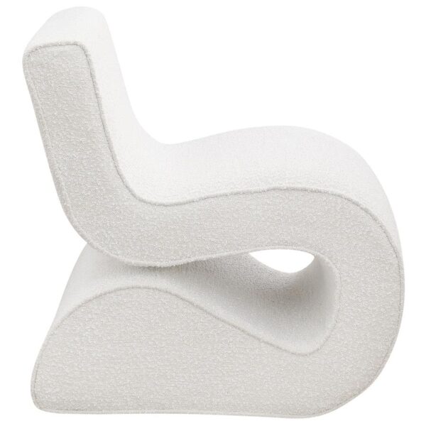 Ronea Bouclé Upholstered Armless Curved Accent Chair by Coaster Furniture 14