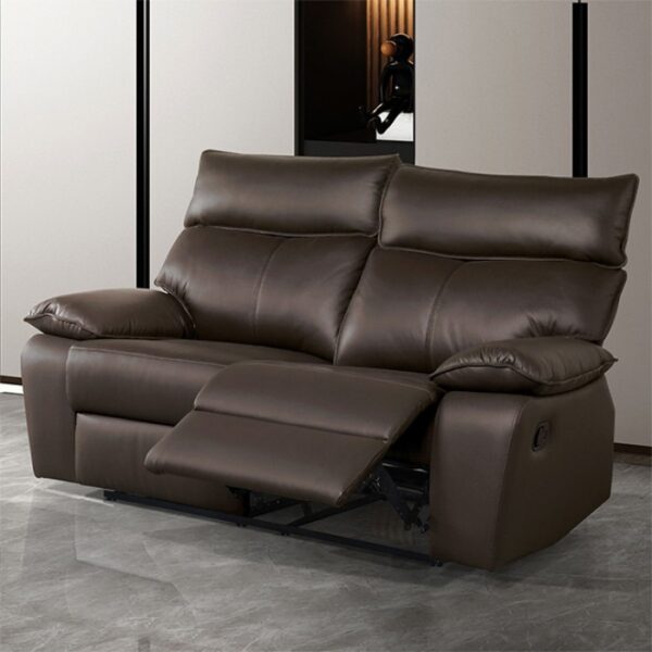 Onoria Brown Manual Recline Loveseat FM69008BR-LV-M by Furniture of America 6