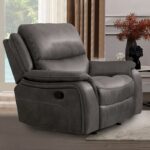 Henricus Glider Recliner CM9911DG-CH Glide into Ultimate Relaxation by Furniture of America 11