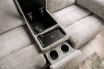 Josias Loveseat CM9908DV-LV-PK Transitional Light Gray Reclining by Furniture of America 19
