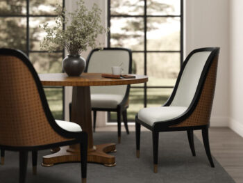 Eave Hostess Dining Chair in Ink By Art Furniture