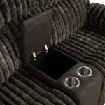 Dionysus Manual Reclining Loveseat FM64003BR-LV-M Transitional Brown  by Furniture of America 16