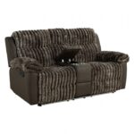 Dionysus Manual Reclining Loveseat FM64003BR-LV-M Transitional Brown  by Furniture of America 19