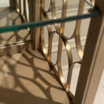 Eave Bookcase with Hazelnut & Burnished Gold Accents By Art Furniture 11