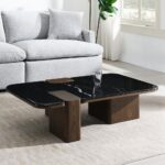 Dana Coffee Table with Natural Marble LV04595 By ACME Luxury Coffee Tables Mobilia Cleopatra 11 Dana Coffee Table with Natural Marble LV04595 By ACME 11