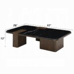 Dana Coffee Table with Natural Marble LV04595 By ACME Luxury Coffee Tables Mobilia Cleopatra 13 Dana Coffee Table with Natural Marble LV04595 By ACME 13